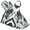 Abstract Black Chevron, variant on Raccoon Surfer and Sloth Panda 5 Pcs Kitchen Set Heat Resistant Oven Mitts and Non-Slip Pot Holders with Adjustable Cooking Apron