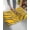 Yellow, variant on Luxury Plush Bathroom Rugs Mat, White Zebra Striped Soft Shaggy Bath Carpet, Animals Fur Abstract Art Non-Slip Floor Mat for Kitchen, Bedroom, 24"x35"