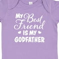 thumbnail image 4 of Inktastic My Best Friend is My Godfather with Hearts Boys or Girls Baby Bodysuit, 4 of 5