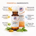 thumbnail image 4 of Vitamin C Serum Roll On for Face with Hyaluronic Acid, Vitamin E & Niacinamide – Brightening Anti Aging Facial Serum for Dark Spots, Fine Lines & Wrinkles, Hydrating, Even Tone, All Skin Types – 30ml, 4 of 7