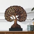 thumbnail image 4 of Decozen Home Decor Handmade Wooden Sculpture in Tree of Life Acacia Wood, 4 of 8