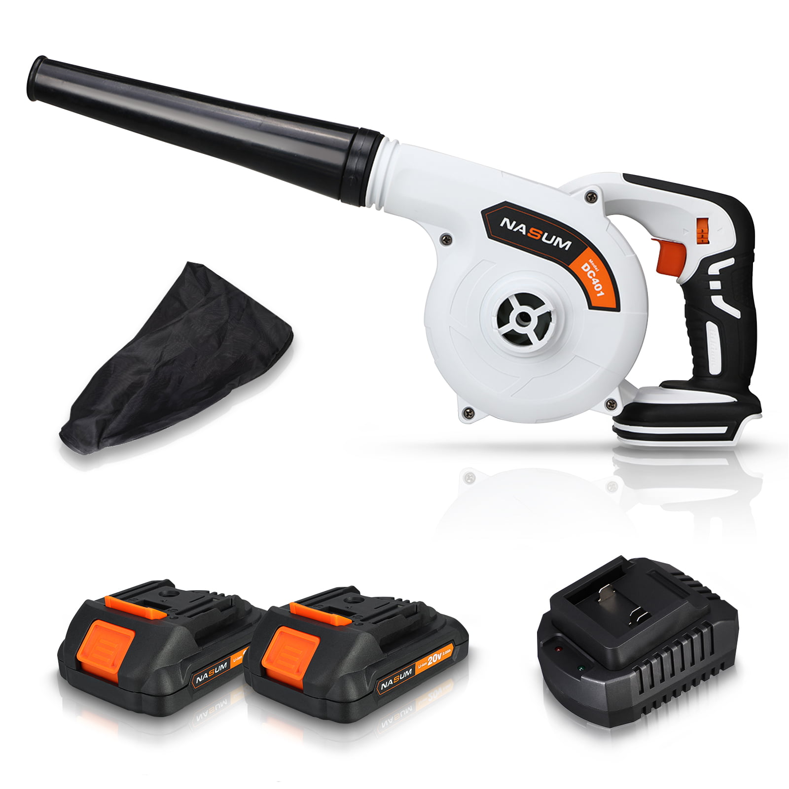 Electric Cordless Leaf Blower Kit With 48V 2.0 Battery & Charger Garden Tool Set