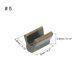 thumbnail image 2 of 40Pack Zipper Slider Retainers - #5 Top Stoppers for Zippers Replacing, Bronze Tone, 2 of 3