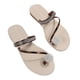 thumbnail image 5 of Zapatos de verano con punta de clip para mujer Sandalias de playa informales con diamantes de imitación Wmkox8yii  ytu9298, 5 of 9