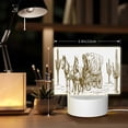 thumbnail image 6 of Fotbe Western Scenery With Old Wagon Pattern Acrylic Night Light Gift with 3 Color ModesTouch-Sensitive LED Lamp Perfect Gift for Mother's Day, Birthday, or Christmas, 6 of 9
