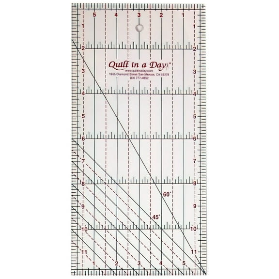 Quilt In A Day 6-Inch By 12-Inch Ruler