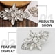 thumbnail image 2 of EeaseMX clips de cristal para zapatos de novia, hebillas para zapatos de boda, flores de diamantes de imitación para zapatos, 2 of 7