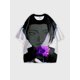 thumbnail image 1 of T-shirt short sleeve round neck summer casual loose P3155, 1 of 5