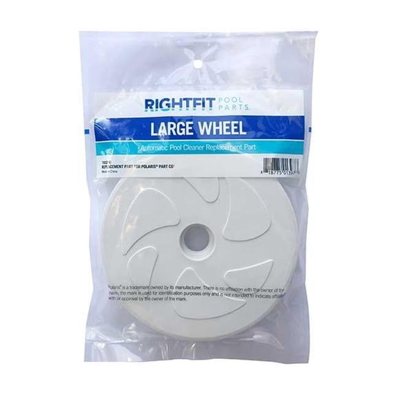 Right Fit Replacement Large Wheel for Polaris 180 and 280 Pressure Side Pool Cleaners. WBAPC028