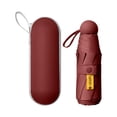 thumbnail image 2 of Travel Sunshade Umbrella Pocket Umbrella Purse Umbrellas Durable Collapsible Red, 2 of 8