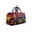 04 Orange 16In, variant on Hippie Van Quilted Duffle Bag, Boho Travel Weekender Bag with Strap, Retro Style for Everyday Travel
