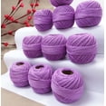 thumbnail image 4 of IBA Indianbeautifulart Anchor Crochet Cotton Lot Of 10 Pcs Embroidery Yarn Thread Knitting Tatting Ball, 4 of 6