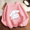 thumbnail image 3 of Nueva sudadera con estampado de dibujos animados de Sanrio Cinnamoroll para niñas, sudadera de sección gruesa de otoño e invierno, ropa de moda para niñas, 3 of 4