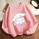 thumbnail image 3 of Nueva sudadera con estampado de dibujos animados de Sanrio Cinnamoroll para niñas, sudadera de sección gruesa de otoño e invierno, ropa de moda para niñas, 3 of 4