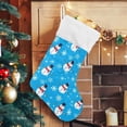 thumbnail image 5 of Coolnut Christmas Stocking Set of 2, Christmas Snowman Xmas Stockings and Plush Fur Cuff Stockings Fireplace Decorations for Family Holiday Xmas Party Decorations, 5 of 7