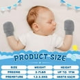 thumbnail image 2 of 18 Pairs Preemie Mittens No Scratch Preemie Gloves Cotton Preemie Mittens for Preemie Boys Girls Gifts, 2 of 5