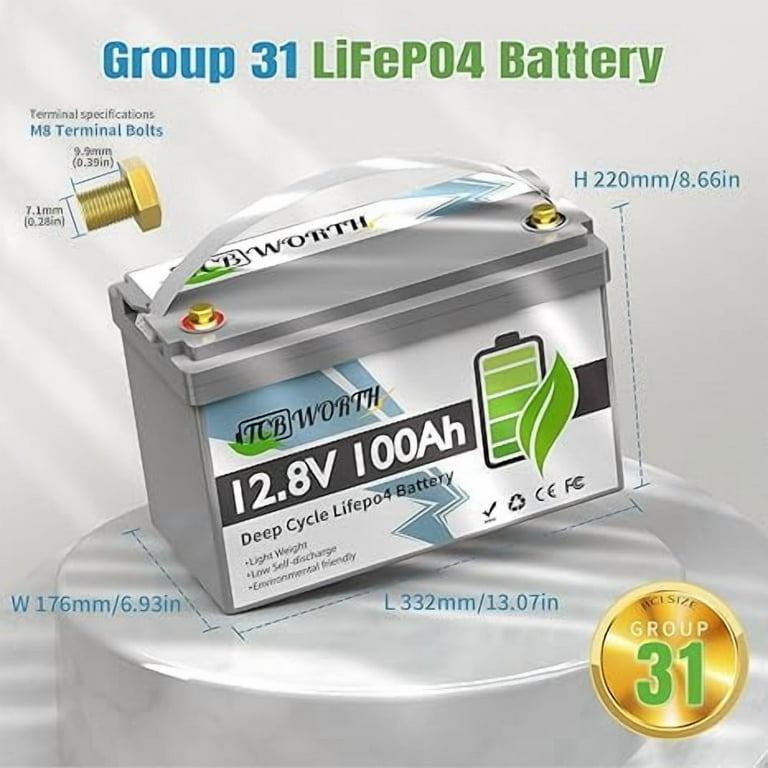 キャンピングカー アウトドア Lifepo4 12v100A キャンピングカー アウトドア Lifepo4 12v100A Amazon | VATRER POWER