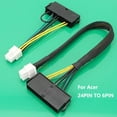 thumbnail image 5 of Sinyiin ATX Power Supply Motherboards Interfaces 6-pin Adapter Cable Cord for Acer 6Pin Mainboard 24Pin to 6P Conversion Line, 5 of 10