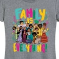 thumbnail image 3 of Disney's Encanto - Family Is Everything - Women's Short Sleeve Graphic T-Shirt, 3 of 5