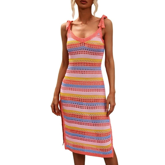 MSJUHEG Waffle Knit Swimwear,Swim Cover Up for Women,Long Cardigans for Women Lightweight,Kimonos for Women,Button Down Shirt Dress,Bathing Suit Cover Up for Women,Gauze Dress Orange S