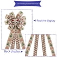 thumbnail image 4 of Decoraciones para árboles patrióticos Lazo grande Lazo de arpillera Corona patriótica Arco Adorno para árbol de fiesta para el Día de los Caídos 4 de julio Día de la Independencia Decoraciones, 4 of 7