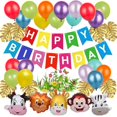 thumbnail image 1 of Ballon d'Anniversaire Multicolore, Décoration d'Anniversaire, Ballon d'Anniversaire, Ballon Chiffre Multicolore, Ballon, Décoration de Fête d'Anniversaire, 1 of 5