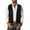Black, variant on COOFANDY Men's Western Cowboy Vest Casual Fringe Hippie Costume V Neck Zipper Suede Leather Waistcoat