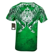 ARCHAIC by AFFLICTION Men's T-Shirt GRIFFIN Skulls Cross Wings MMA Biker