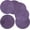 Purple, variant on Knubmt Set of 6 Round Placemats 15 inch Heat Resistant Table Mats Non Slip Washable Place Mats for Dining Table