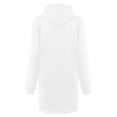 thumbnail image 4 of Vestido de sudadera corto con bolsillos con capucha y estampado de Halloween para mujer informal a la moda Pompotops  hdfakjf70, 4 of 4