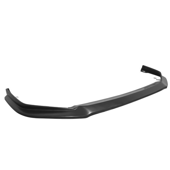 Ikon Motorsports Front Bumper Lip Compatible With 2022-2024 Honda Civic 11th Gen IK2 Style Unpainted Black PU Front Lower Lip Spoiler Body Kit