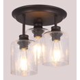 thumbnail image 1 of Lámpara de Techo Winsmart Semi Empotrada 3 Luces, Bronze Aceitado, 1 of 7