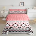thumbnail image 2 of Manfei Tribal Aztec Full Size Comforter Sets 3-Piece for Kids Children Teens,Bohemian Theme Bedding Comforter Set,Polka Dots Lightweight Bedding Sets,Super Cozy Room Decor,Reversible, 2 of 8