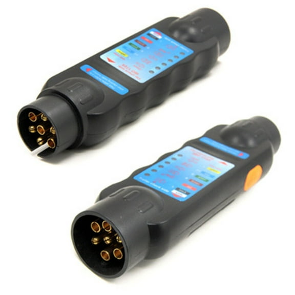 GOOHOCHY trailer plug tester, 7 way trailer plug tester, 7 way plug tester, 7 pin trailer tester, trailer test,