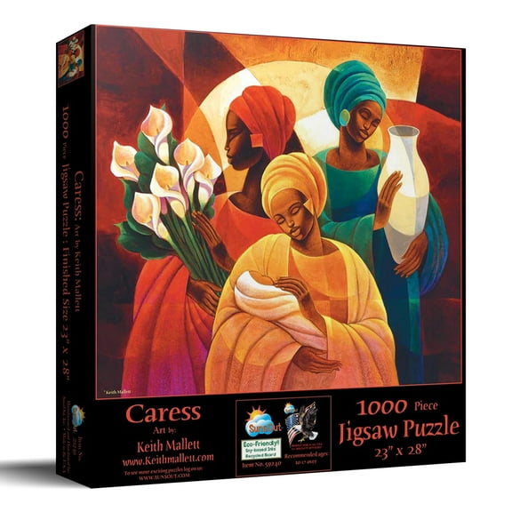 SUNSOUT INC - Caress - 1000 pc Jigsaw Puzzle by Artist: Keith Mallett - Finished Size 23" x 28" - MPN# 59240
