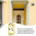 thumbnail image 4 of Yuarrent Números de casa para el letrero exterior del hogar, accesorios exquisitos para marcar números, accesorio de marcado para Hotel, casa, Decoración del hogar Numero 8 Yuarrent HA059683-09, 4 of 6