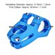 thumbnail image 4 of 31.8mm Aluminum Alloy Mountain Bike Handlebar Fixed Stem Cycling Accessory (Blue), 4 of 4