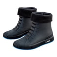 thumbnail image 1 of Botas Lluvia Mujer Hombre Media Pierna Forro Piel Moda ( 42) Azul, 1 of 7