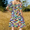 thumbnail image 3 of Pantone Color Palette - Pattern Sleeveless Dress Dresses Casual dresses, 3 of 6