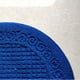 thumbnail image 5 of Felpudo semicircular azul de fibra de poliéster para exteriores e interiores, muy absorbente, antideslizante, atrapa el polvo, 48 x 78 cm/18,9 x 30,7 pulgadas, 5 of 5