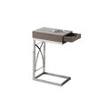 thumbnail image 1 of Monarch Metal End Table with Drawer in Dark Taupe, 1 of 3