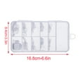 thumbnail image 4 of Toe Nail Tips Transparent Lightweight Wear-resistant Different Colors High-ranking Long Service Life Magnificent Fake Sticker Transparent Color, 4 of 7