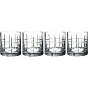 Orrefors Crystal Street Double Old Fashioned Glass Pair - Set of 2
