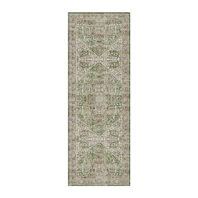 Bohemian Style Modern Carpet Hallway 40*120cm Non-Slip Washable Area Rug, Long Strip Carpet for Kitchen Hallway Laundry Room Bbedroom