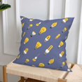 thumbnail image 6 of Throw Pillow Covers Set of 4 blue Light Bulb Pattern Soft Decorative Pillowcase for Couch Living Room Bed Sofa, Square Pillow Covers Pillow Protector with Zipper, Home Decor 18"x18", 6 of 7