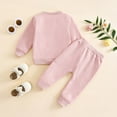 thumbnail image 4 of RTKFRFLM Cute Girls Outfits Toddler Winter Clothes Floral Embroidery Long Sleeve Top With Ruffle Pants Set Soft Comfortable Casual Wear For Baby Clothes Sets,Size 18-24 Months, 4 of 7