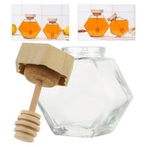 YOSADIER 2Pcs Glass Honey Jars With Sealing Function For Food Storage