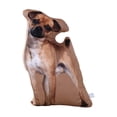 thumbnail image 3 of Cojín de sofá con respaldo de peluche de animales para niños perro nativo, 3 of 9