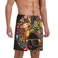 thumbnail image 2 of Bixox Men's African Women printed lightweight casual shorts, soft sleep shorts with pockets., 2 of 7