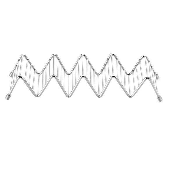 ZZwxWA Stainless Steel Taco,Rustproof Taco Rack Holds Up To 4-5 Tacos Each Taco Stand Taco Tray For Soft Hard Shell-with Protective Tips Oven Safe